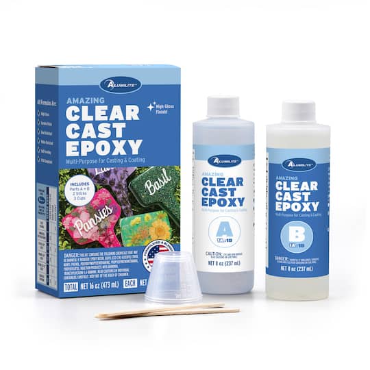 Alumilite; 6 Pack: Alumilite™ 16oz. Amazing Clear Cast Epoxy; Category:Epoxy Resin; Image:1
